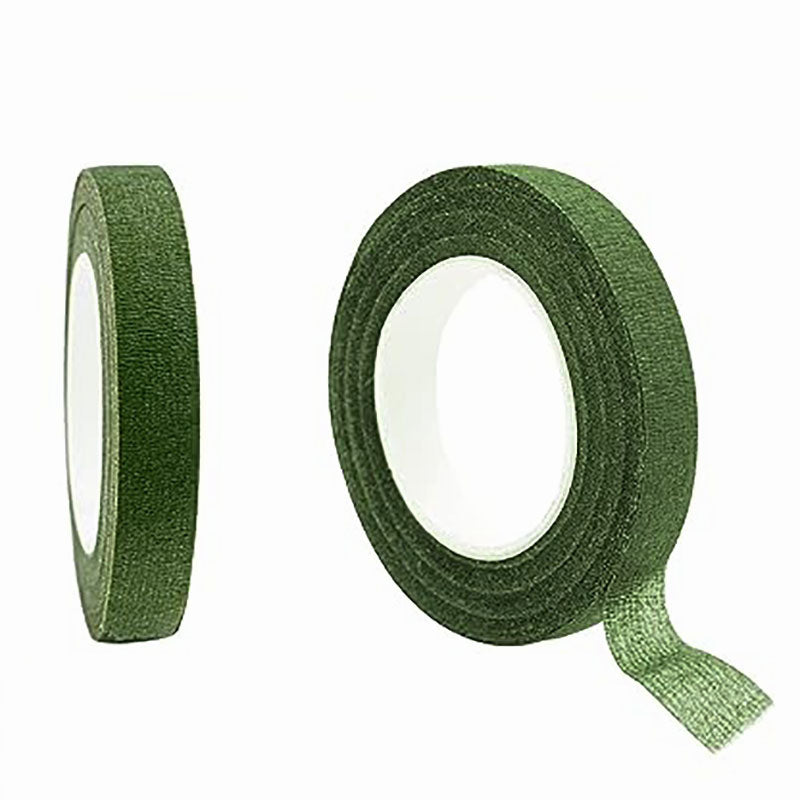 Green Floral Tape Craft, Green Tape Flowers
