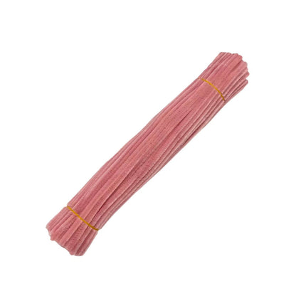 100 Pieces Pipe Cleaners Chenille Stem, Solid Color Pipe Cleaners Set for Pipe Cleaners DIY Arts Crafts Decorations