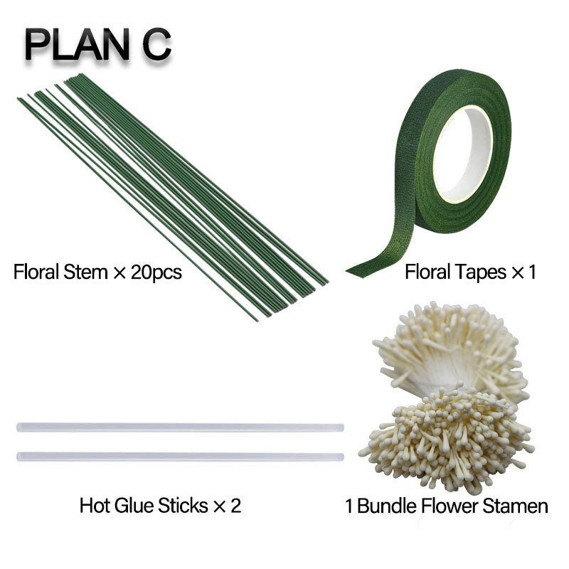 Artificial Flower Kit Set DIY Accessories